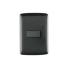 ‣ Placa armada 1 interruptor escalera, negro... | Volteck