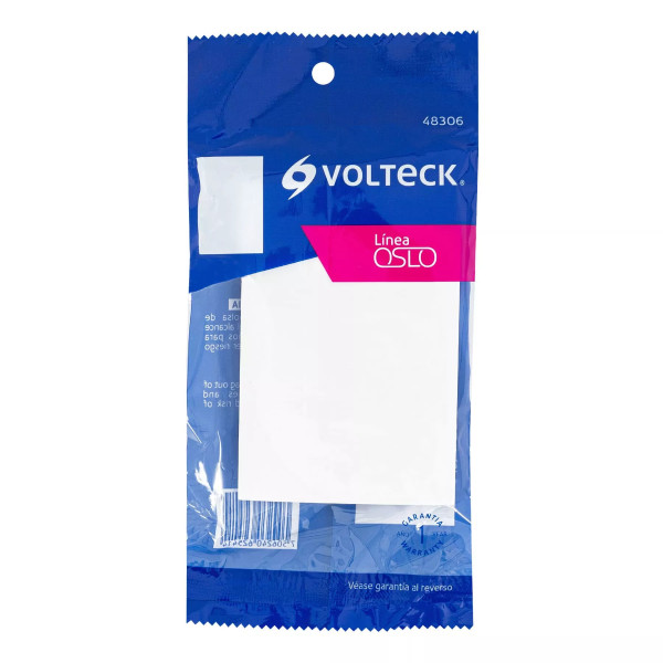‣ Placa de ABS ciega Oslo blanca... | Volteck