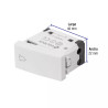 ‣ Interruptor para timbre Oslo blanco | Volteck