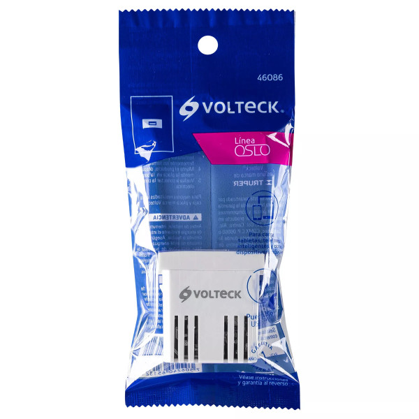 ‣ Cargador USB Oslo 2.1A Blanco | Volteck