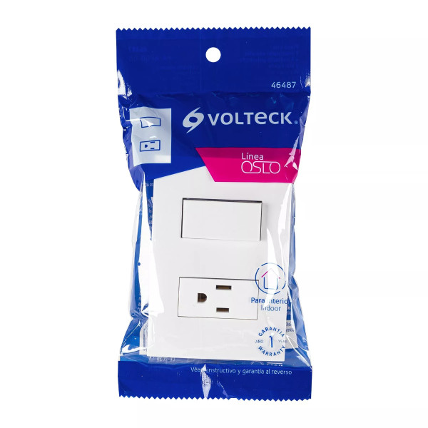 ‣ Placa armada contacto Oslo blanco... | Volteck