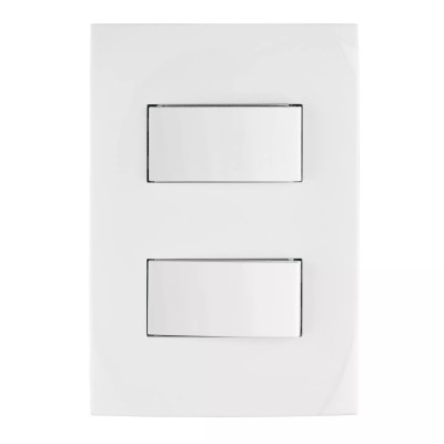 ‣ Placa armada interruptor, Oslo, blanco | Volteck