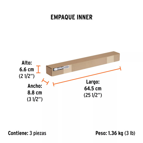 Nivel De 24' Cuerpo De Aluminio Con Protección De Abs | Niveles