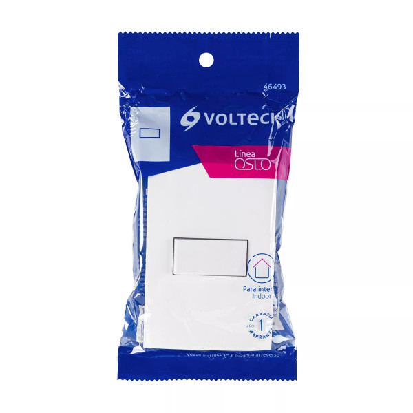 ‣ Placa con interruptor Oslo blanca... | Volteck