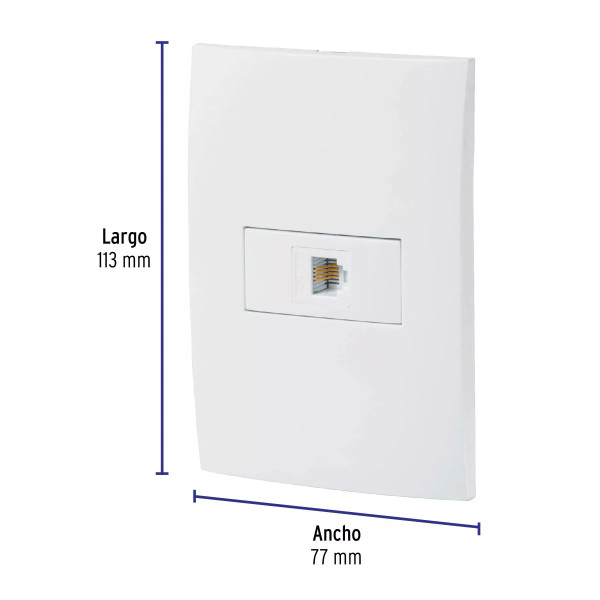 ‣ Placa armada Oslo para teléfono, blanco... | Volteck