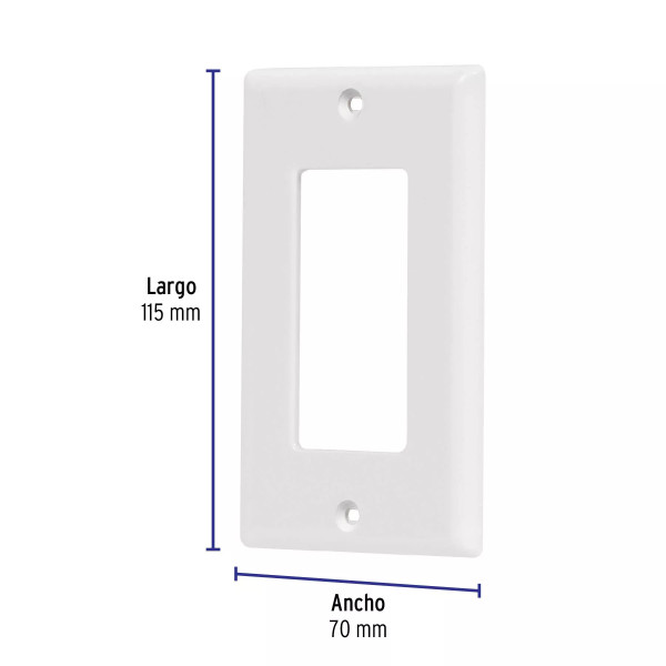 ‣ Placa 1 ventana, policarbonato Classic... | Volteck