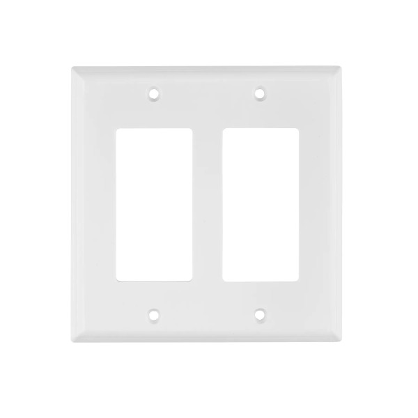 ‣ Placa 2 ventanas, policarbonato, línea Classic... | Volteck
