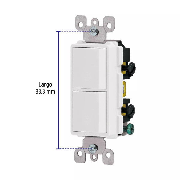 ‣ Interruptor dúplex Classic | Volteck