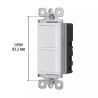 ‣ Interruptor dúplex Classic: sencillo y 3 vías | Volteck