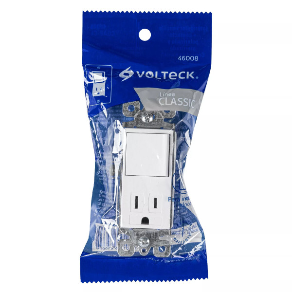 ‣ Interruptor-contacto 2P+T Classic | Volteck