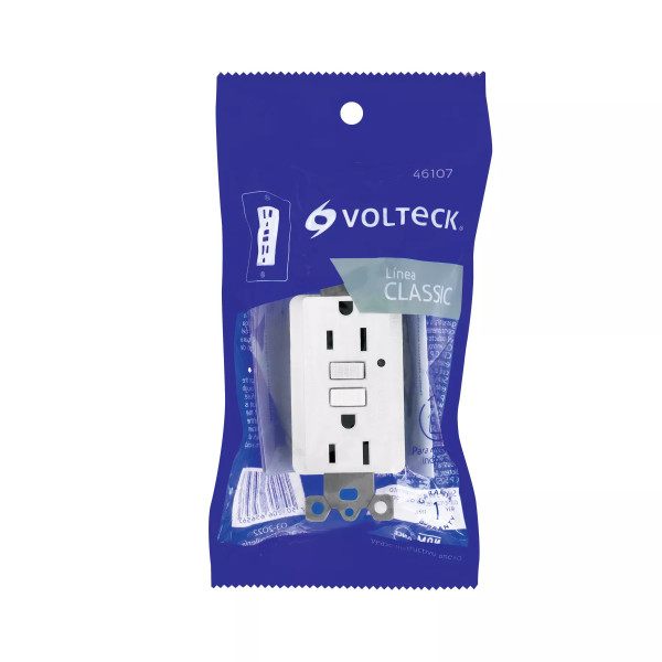 ‣ Contacto dúplex GFCI Classic | Volteck