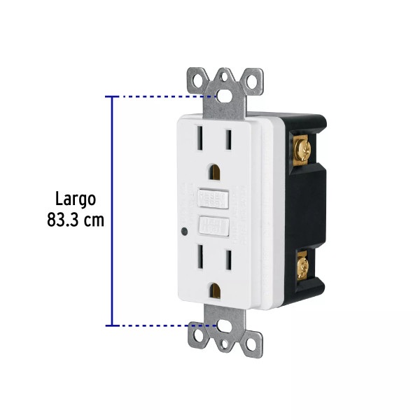 ‣ Contacto dúplex GFCI Classic | Volteck