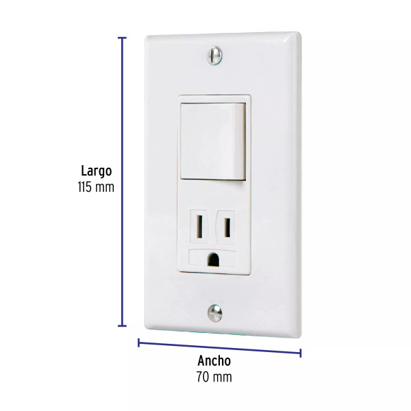 ‣ Placa armada contacto e interruptor Classic... | Volteck