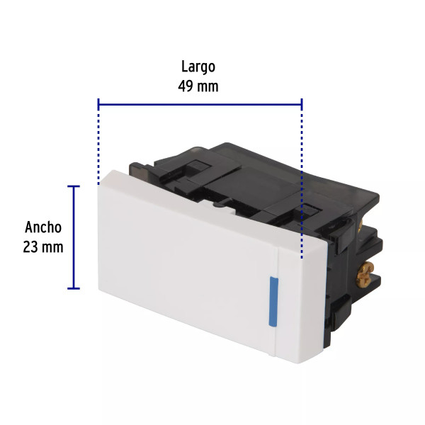 ‣ Interruptor 3 vías, 1 módulo, línea Española... | Volteck