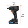 Destornillador de Impacto Inalámbrico 1/4', 20V, Sin Carbones | Herramientas Inalámbricas