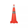 ‣ Cono de precaución 90 cm PVC con reflejante... | Truper