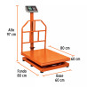 Báscula De Plataforma Plegable 500 Kg, Truper | Básculas, Pesas y Similares
