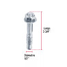 ‣ Caja 25 taquetes arpón 1/2" | Fiero