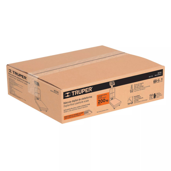 Báscula De Plataforma Plegable 200 Kg, Truper | Básculas, Pesas y Similares