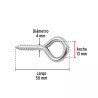 ‣ Blíster 4 armellas 21x80, FIERO | Fiero