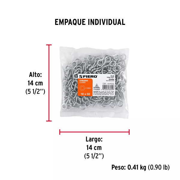 ‣ Bolsa 144 armellas 18x50, FIERO | Fiero