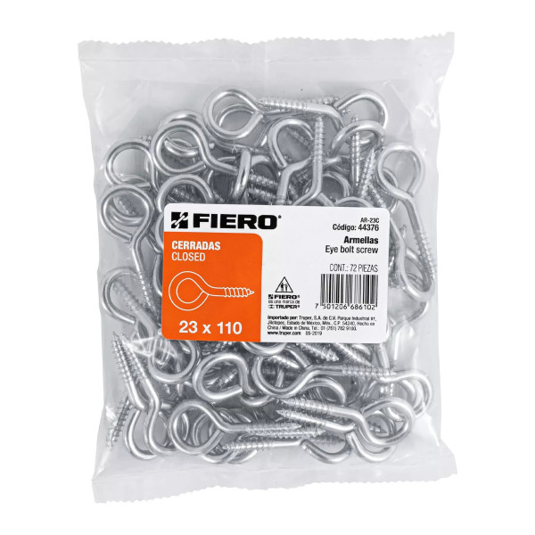 ‣Armellas cerradas FIERO 72 pzas resistentes | FERRETODO