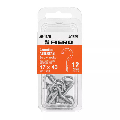 ‣ Blíster 12 armellas 17x40 | Fiero