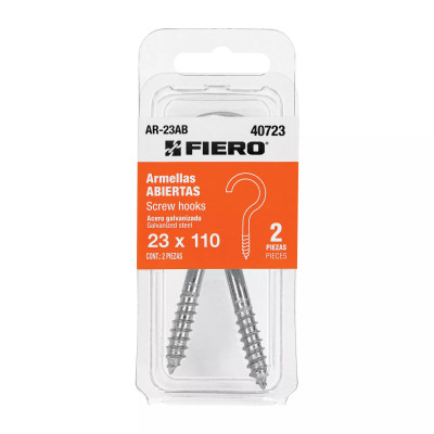 ‣ Blíster con 2 armellas 23 x 110, FIERO | Fiero