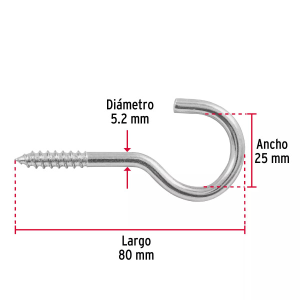 ‣ Blíster con 2 armellas 23 x 110, FIERO | Fiero