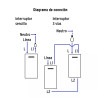 ‣ Placa 3 interruptores 1 mod Española blanca... | Volteck