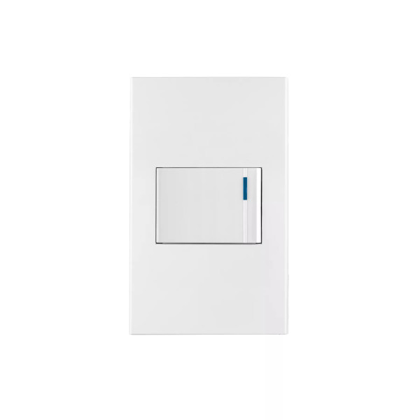‣ Placa armada 1 interruptor 3vías, 1.5mód... | Volteck