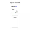 ‣ Placa armada 1 interruptor 3vías, 1.5mód... | Volteck