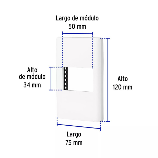 ‣ Placa 1 ventana 1.5 módulos Lisboa | Volteck
