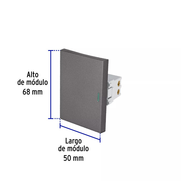 ‣ Interruptor 3 vías acero inox Lisboa... | Volteck