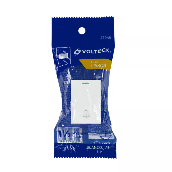 ‣ Interruptor timbre 1.5 módulos Lisboa | Volteck