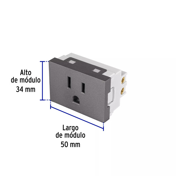 ‣ Contacto aterrizado acero inox 1.5 mod, Lisboa | Volteck