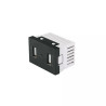 ‣ Toma 2 Puertos USB Lisboa Negro 1.5 Módulos... | Volteck