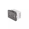 ‣ Toma USB 2 puertos acero Lisboa... | Volteck