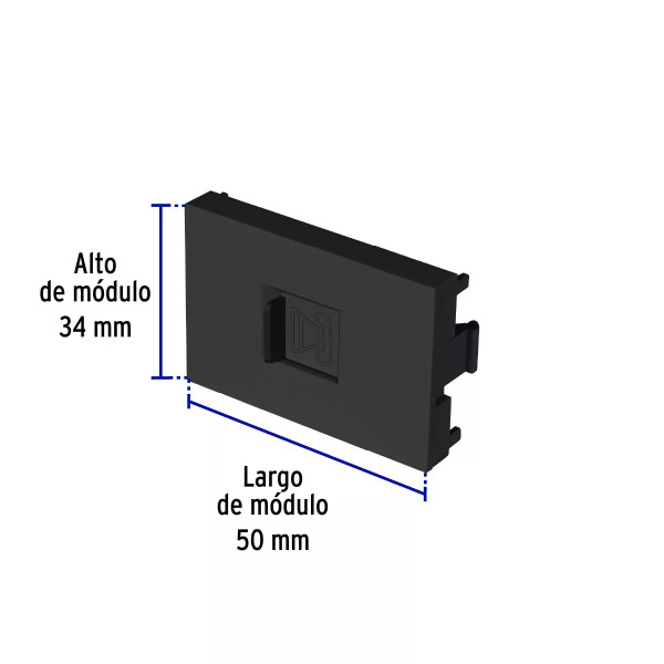 ‣ Toma de Teléfono Negro Lisboa... | Volteck