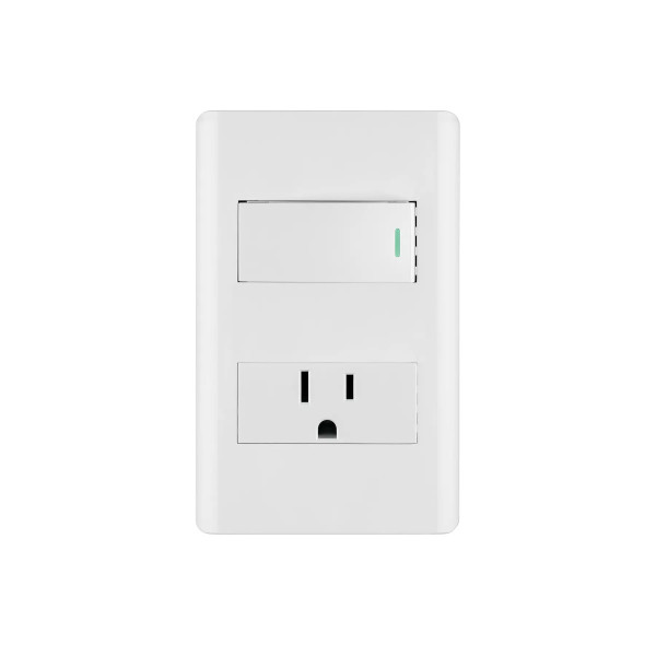 ‣ Placa armada blanca 1 inter. y 1 de 3 vías... | Volteck