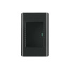 ‣ Placa negra 1 interruptor 3 módulos Lisboa... | Ferretodo