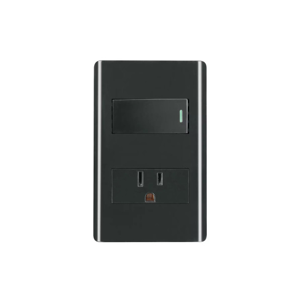 ‣ Placa armada negra Lisboa 1 módulo... | Volteck