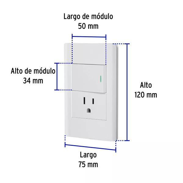 ‣ Placa armada blanca Lisboa | Volteck
