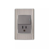 ‣ Placa acero interruptor Lisboa 1.5 mód... | Volteck