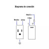 ‣ Placa Lisboa 2 interruptores y contacto... | Volteck